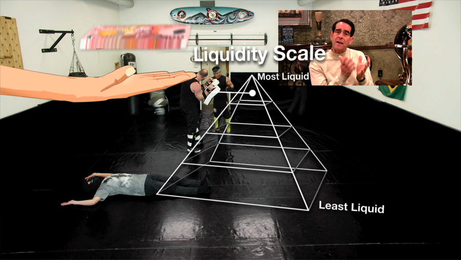 Liquidity, Inc., 2014, HD video with sound, 30 mins Courtesy of the artist and Andrew Kreps, New York