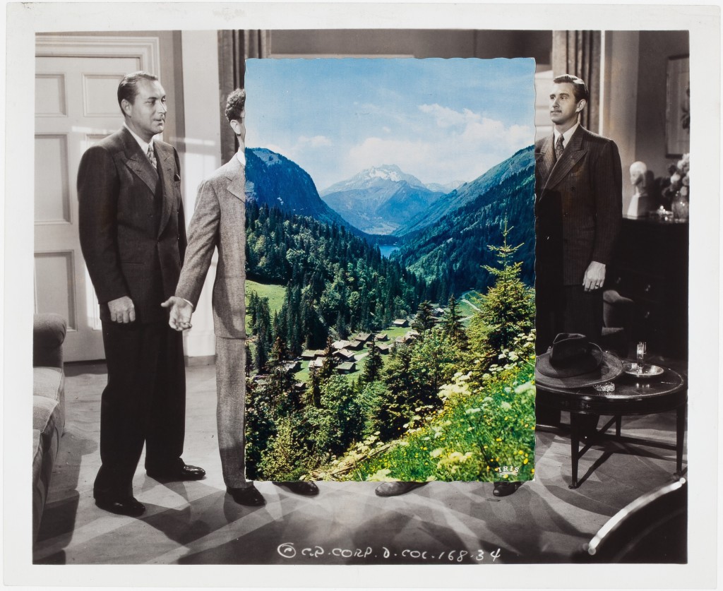 JOHN STEZAKER (b. 1949), Valley I, 2014. Collage, 8 1/4 x 10 inches (21 x 25.4 cm). Courtesy of Richard Gray Gallery, Photo: Michael Tropea.