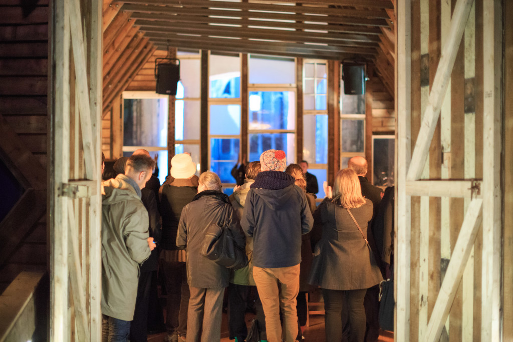 Installation shot, Theaster Gates' Sanctum, photo: Max McClure , 2015. 