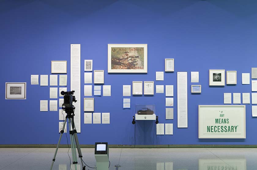 John Akomfrah, Imaginary Possessions. Installation view at the Eli and Edythe Broad Art Museum at Michigan State University, 2013. Photo courtesy: Eat Pomegranate Photography