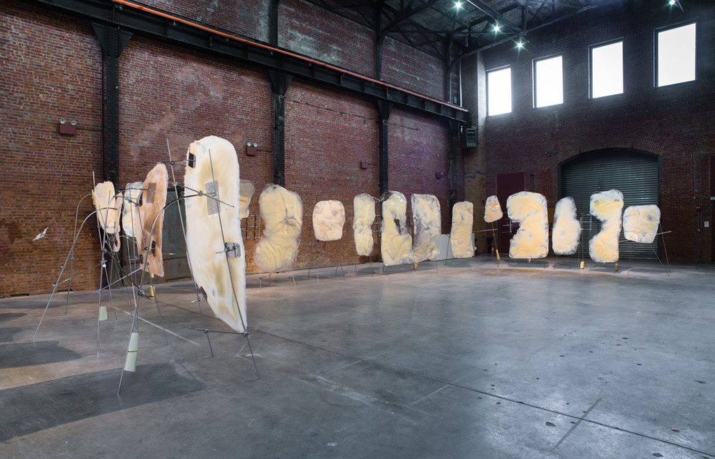 Retainer (2012), installation view SculptureCenter New York, 2012. Courtesy the artist and Marian Goodman Gallery.