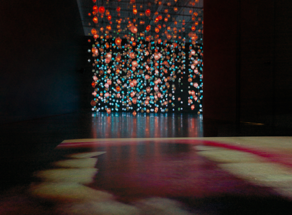 Pipilotti Rist, Mutaflor, 1996. Single-channel video installation, silent, color; 43 sec. Courtesy the artist, Hauser & Wirth, and Luhring Augustine. Installation photo: Maris Hutchinson / EPW Studio, courtesy New Museum. 