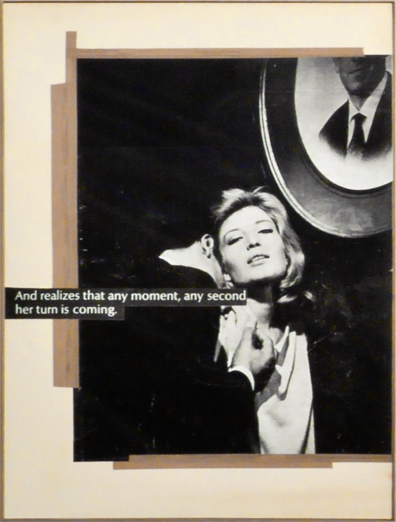 Astrid Klein, And realizes that any moment, any second her turn is coming, 1980. Collage. 46 7/8 x 34 5/8 inches. © Astrid Klein. Courtesy Sprüth Magers. 