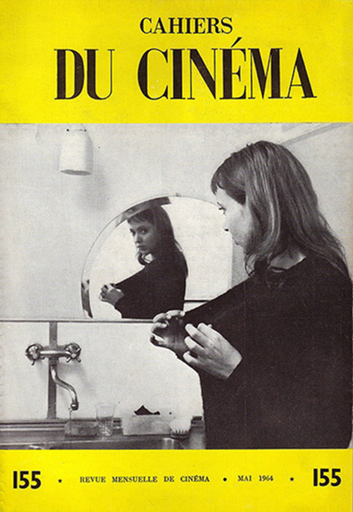 Cover featuring Anna Karina, Cahiers du Cinéma (1964). 