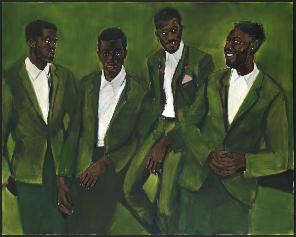 Lynette Yiadom-Boakye, A Culmination, on view in A Passion To A Principle at the Kunsthalle Basel, 2016. Courtesy the artist; Corvi-Mora, London, and Jack Shainman Gallery, New York. 