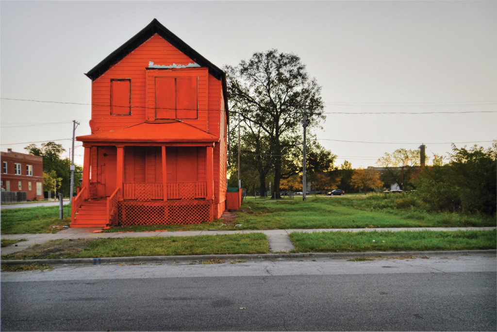 Amanda Williams, Flamin’ Red Hots from Color(ed) Theory Suite, 2014–16. Courtesy of the artist and McCormick Gallery.