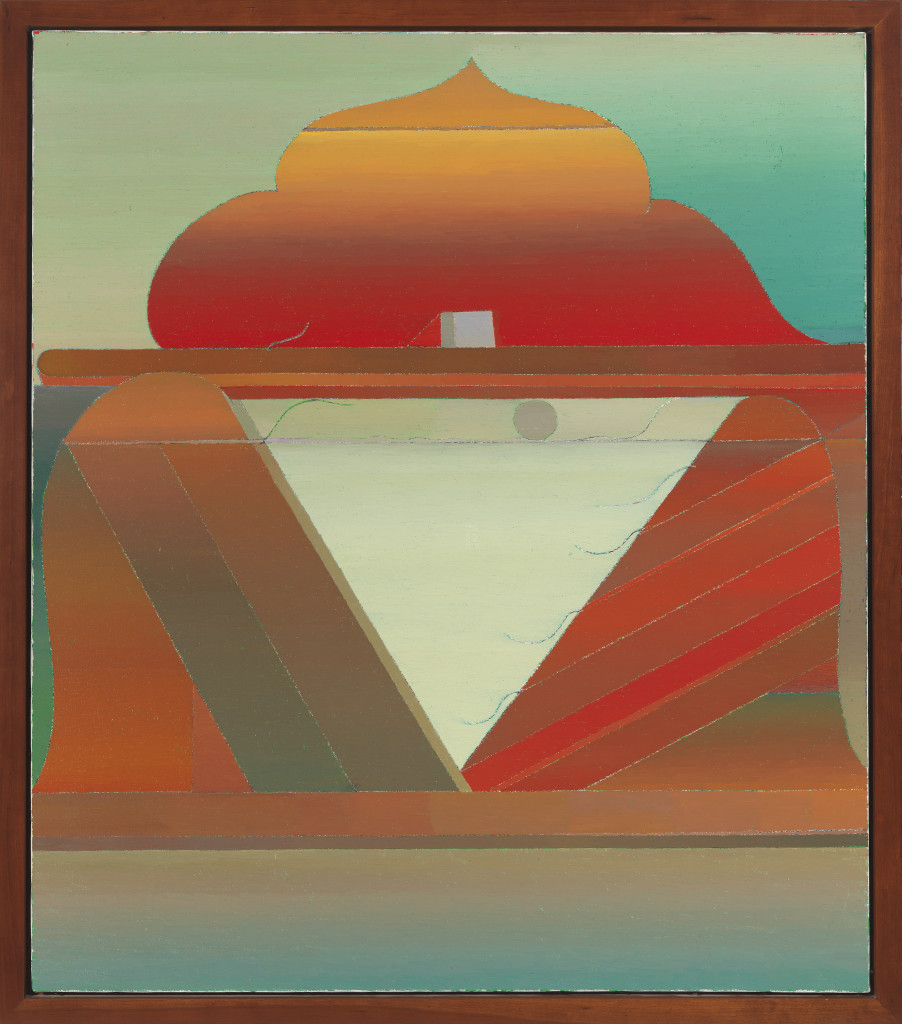 Miyoko Ito: Island in the Sun, 1978; oil on canvas; 38 x 33 in.; courtesy of John B. Pittman; © The Estate of Miyoko Ito. Photo: Tom Van Eynde.