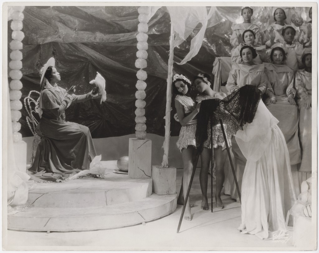 Scene from the theatrical production Four Saints in Three Acts at the Wadsworth Atheneum, Hartford, Connecticut, 1934. Photo by White Studio © Archives/Wadsworth Atheneum Museum of Art